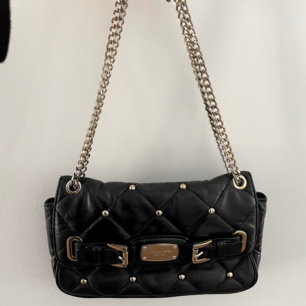 Michael Kors Black Studded Purse